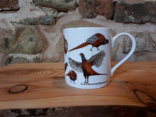 Load image into Gallery viewer, Pheasants china mug by Alice Draws the Line