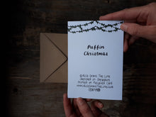 Load image into Gallery viewer, Puffin Christmas Card by Alice Draws the Line