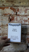 Load image into Gallery viewer, Puffin wedding card, set of three character cards by Alice Draws The Line