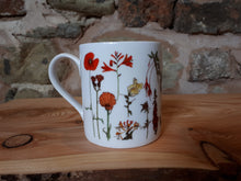Load image into Gallery viewer, Rainbow Flowers China mug by Alice Draws The Line