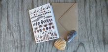 Load image into Gallery viewer, Seaside selection of cards by Alice Draws The Line, set of 3 greeting cards, printed on recycled card and blank inside