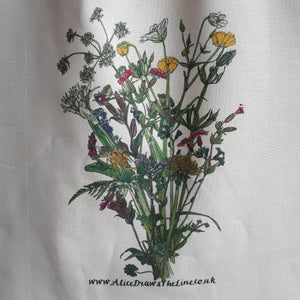 Spring Wildflowers tote bag