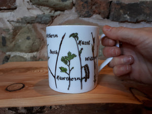Twig Identification mug by Alice Draws The Line