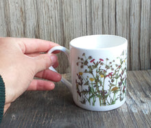 Load image into Gallery viewer, Wildflowers mug by Alice Draws The Line, a celebration of a spring hedgerow