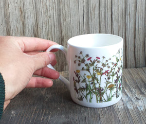 Wildflowers mug by Alice Draws The Line, a celebration of a spring hedgerow