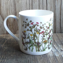 Load image into Gallery viewer, Spring Wildflowers china mug by Alice Draws The Line