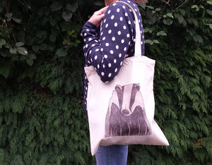 Tote bags by Alice Draws The Line, reusable bag for life