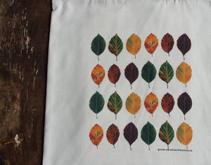 Beech Leaves tote bag by Alice Draws The Line, Fall leaves tote