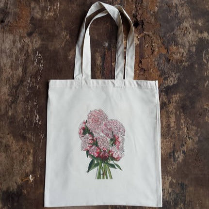 Peony Bouquet tote bag