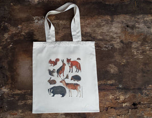 Woodland Animals tote bag