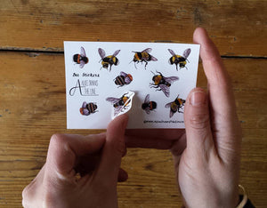 Bee mini sticker sheets