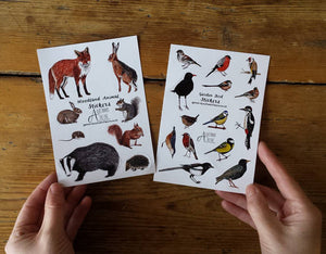 Woodland Animals Sticker sheets by Alice Draws The Line