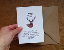 Load image into Gallery viewer, Happy Birthday Deer! Greeting Card