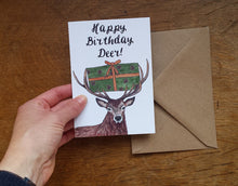 Load image into Gallery viewer, Happy Birthday Deer! Greeting Card