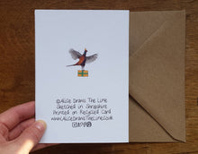 Load image into Gallery viewer, Flappy Birthday Pheasant Greeting Card