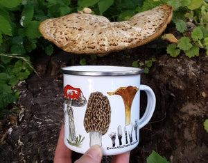 Enamel Fungi mug