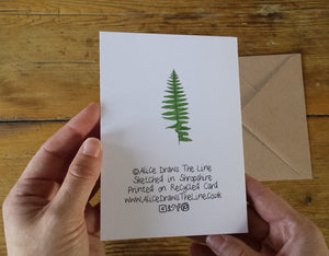 Ferns and Bracken Greeting Card