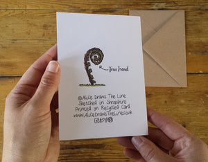 I'm Frond of You Card