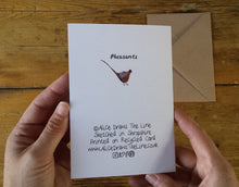 Load image into Gallery viewer, Pheasants Card by Alice Draws The Line