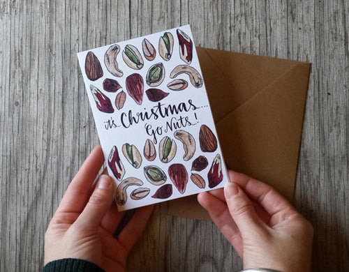 It's Christmas ...Go Nuts! Christmas Card