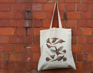Pheasants tote bag