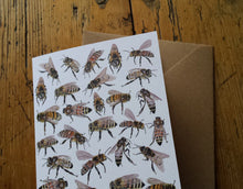 Load image into Gallery viewer, Honey Bee Greeting Card