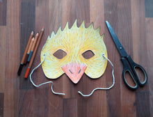Load image into Gallery viewer, Printable Colour In Chick mask