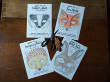 Load image into Gallery viewer, Printable Colour In Rabbit mask