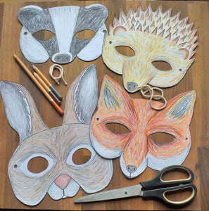 Colour in Badger mask