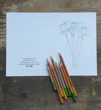 Load image into Gallery viewer, Printable Colour in Daffodil card