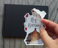 Hip Hip Hooray Sticker by Alice Draws The Line