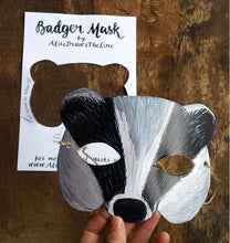 Load image into Gallery viewer, Printable Badger mask