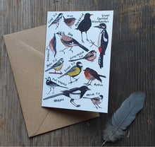 Load image into Gallery viewer, Garden Bird Greeting Card