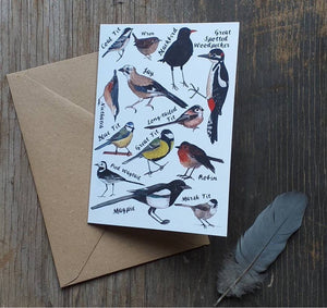 Garden Bird Greeting Card