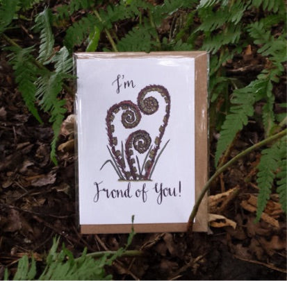 I'm Frond of You Card